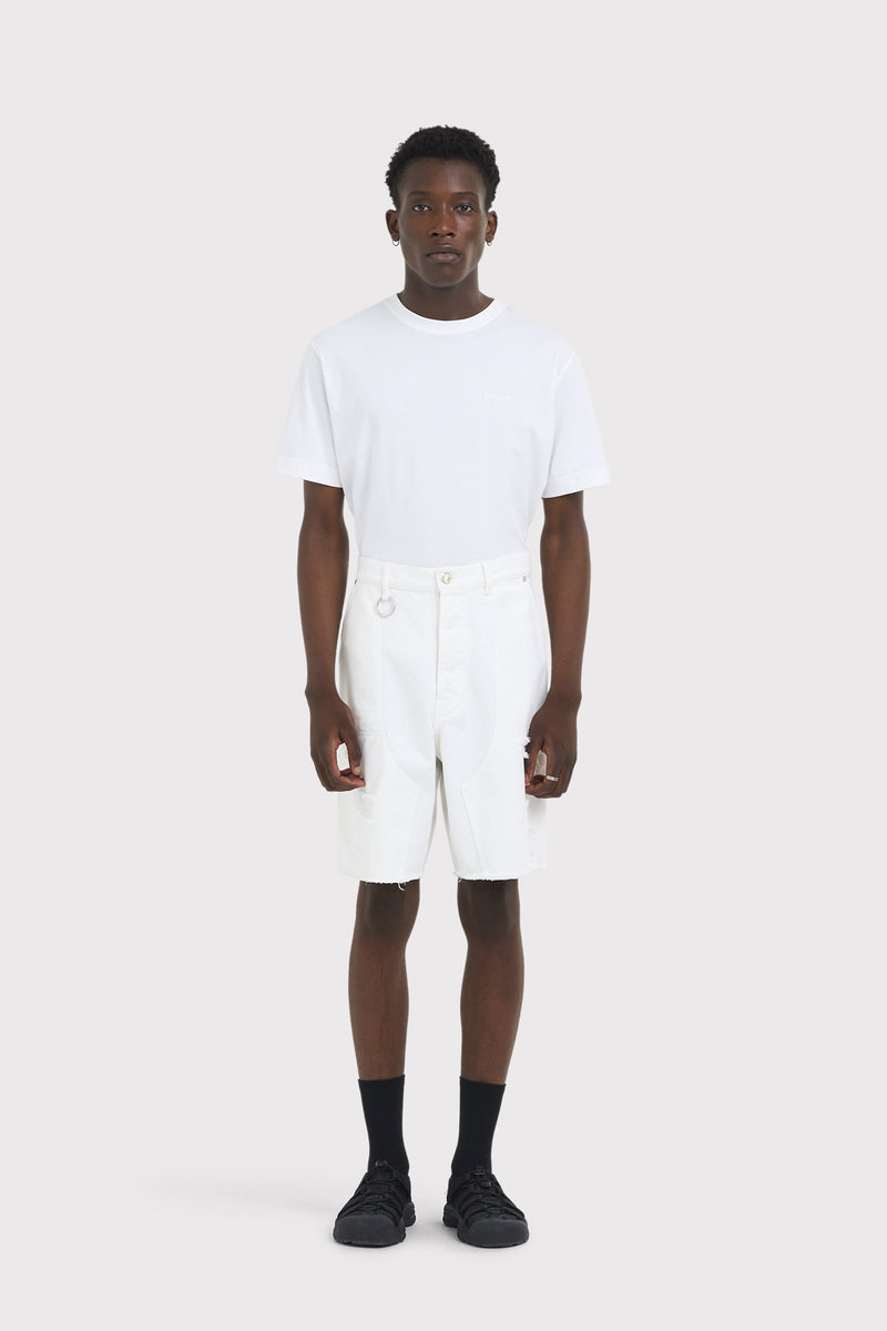 FRICHE SHORTS DENIM WHITE BLANC 3