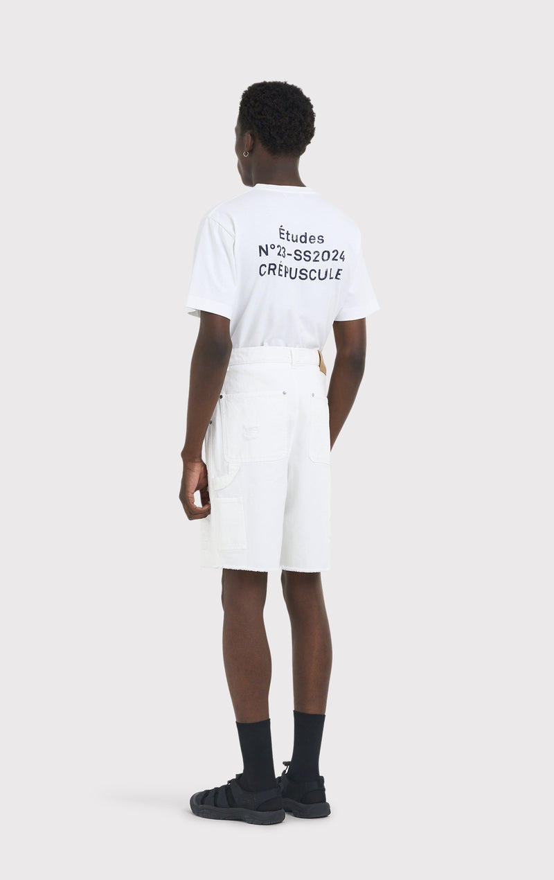 ÉTUDES FRICHE SHORTS DENIM WHITE SHORTS 4