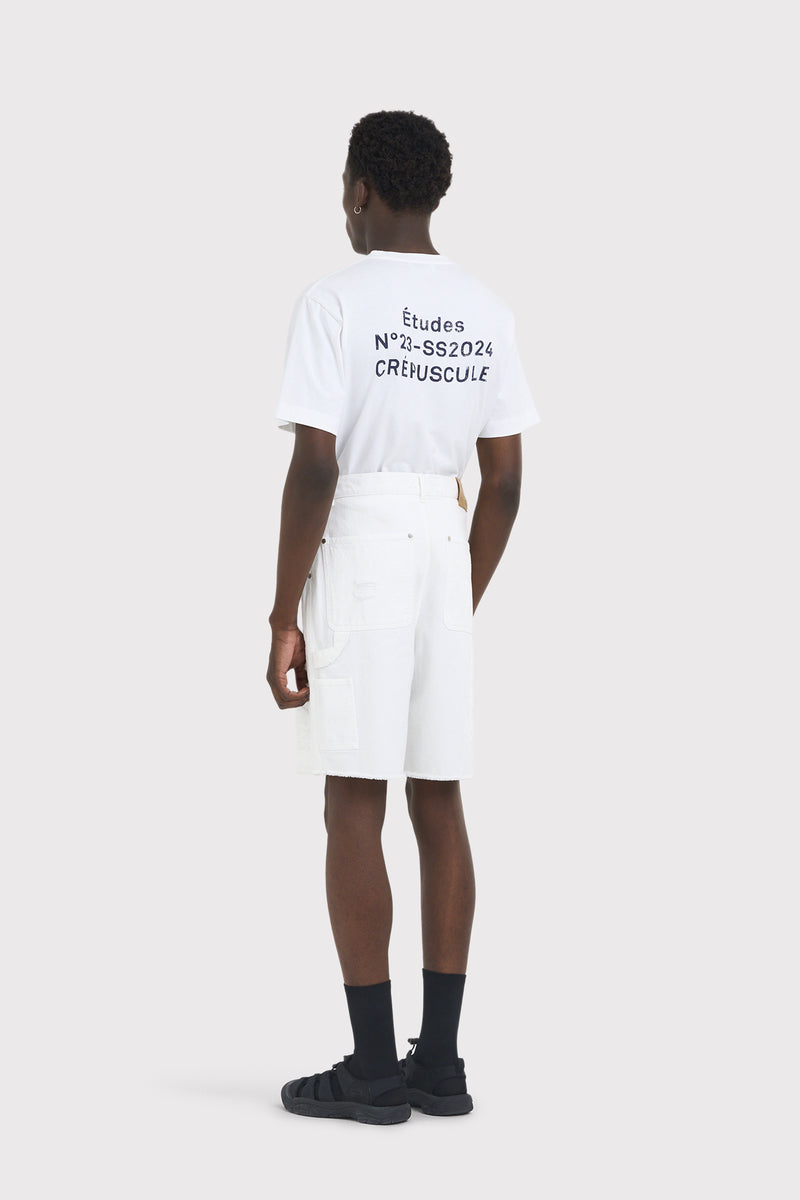 FRICHE SHORTS DENIM WHITE BLANC 4