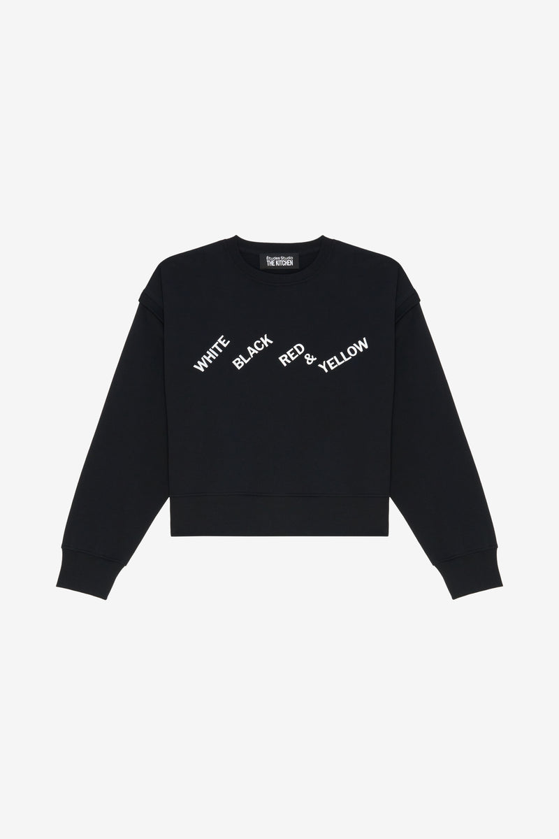 CREW NECK THE KITCHEN BLACK BLACK 1