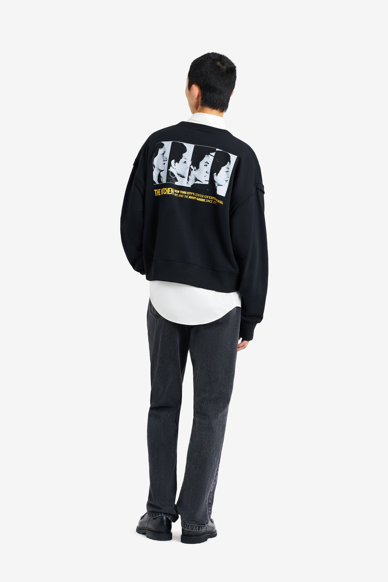 CREW NECK THE KITCHEN BLACK BLACK 4