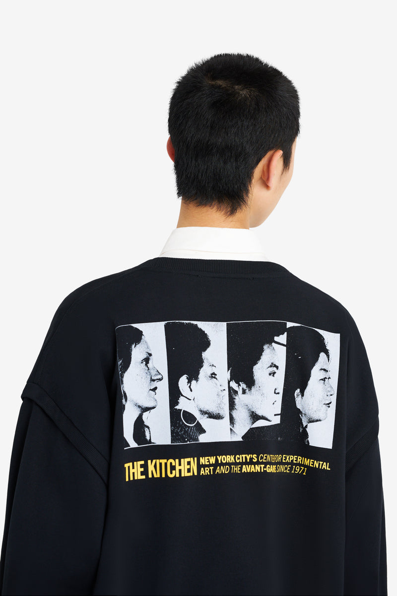 CREW NECK THE KITCHEN BLACK BLACK 6