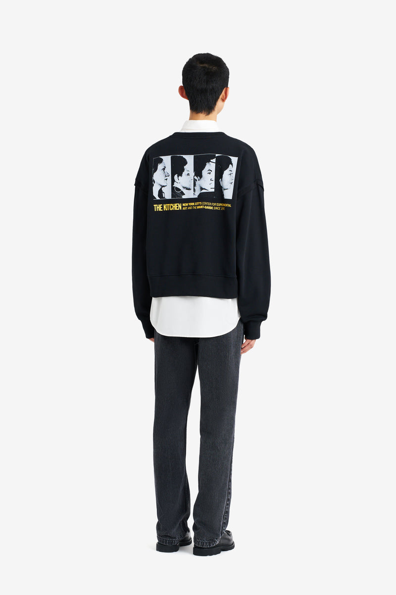 CREW NECK THE KITCHEN BLACK BLACK 7