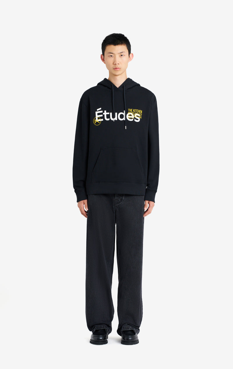 ÉTUDES REGULAR HOODIE TK BLACK 2