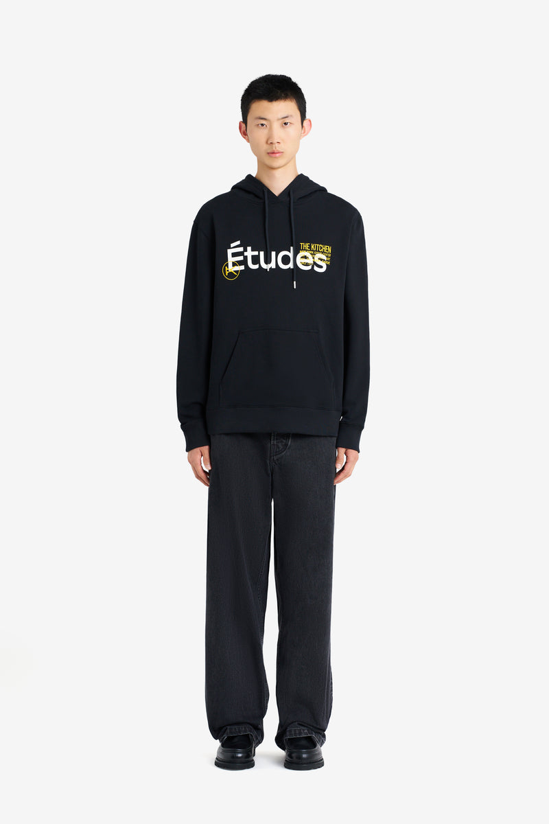 REGULAR HOODIE THE KITCHEN BLACK BLACK 2