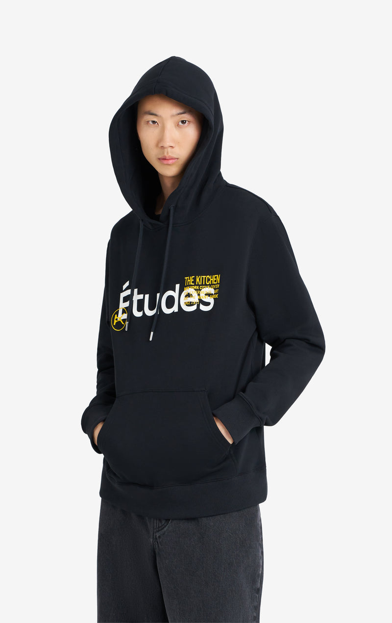 ÉTUDES REGULAR HOODIE TK BLACK 3