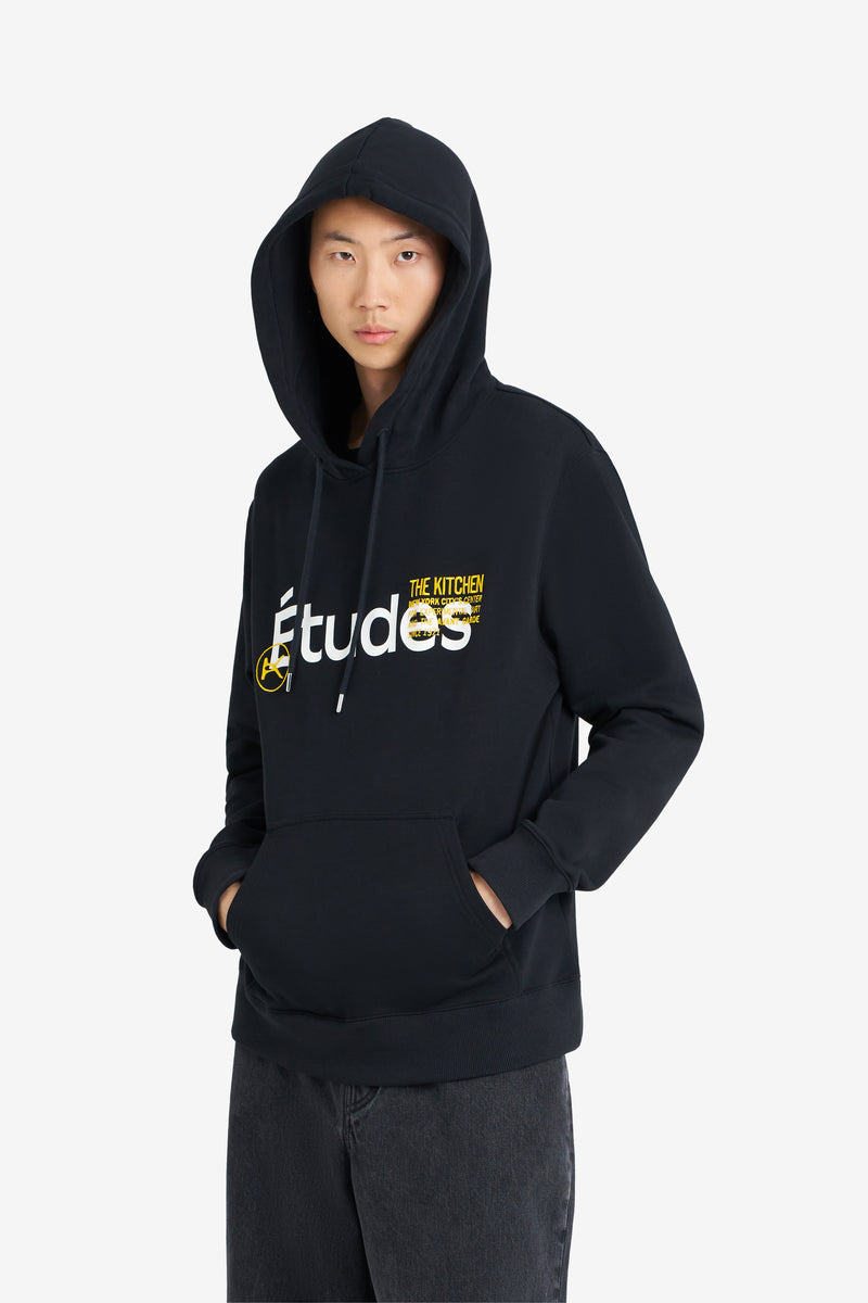 REGULAR HOODIE THE KITCHEN BLACK BLACK 3