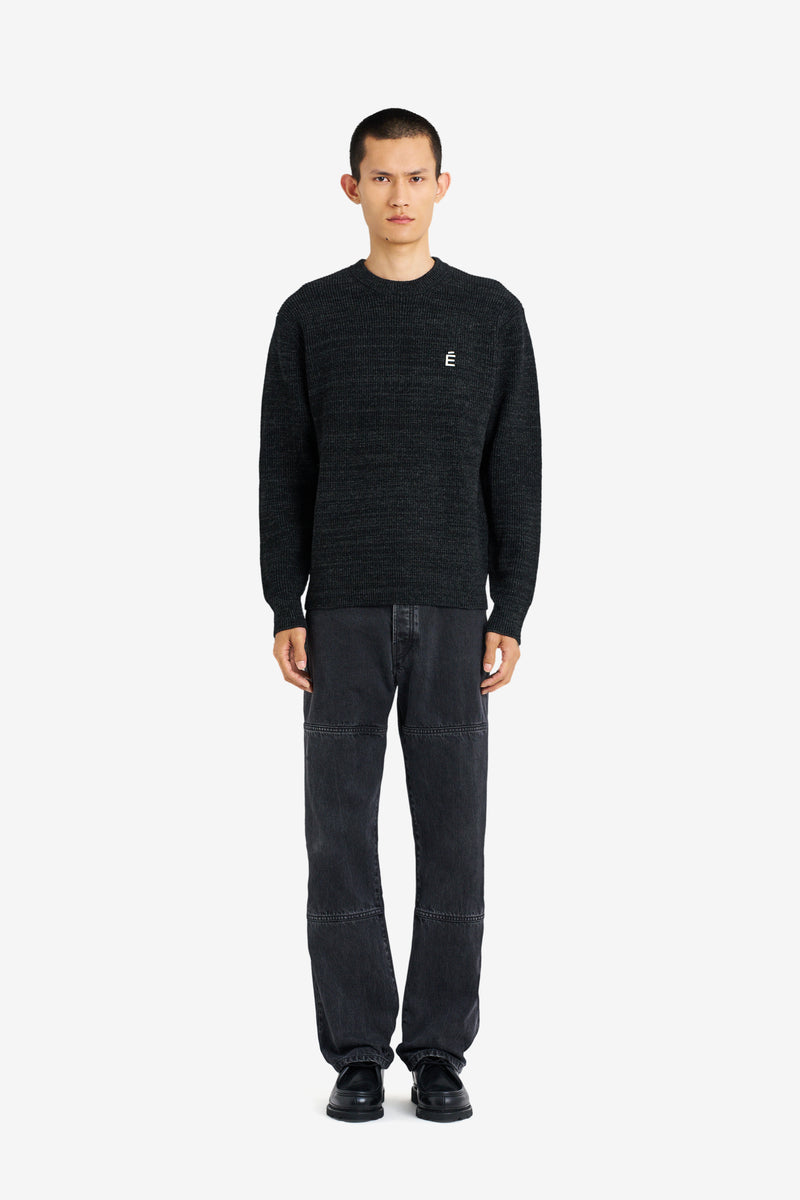 REGULAR ROUND NECK BLACK BLACK 2