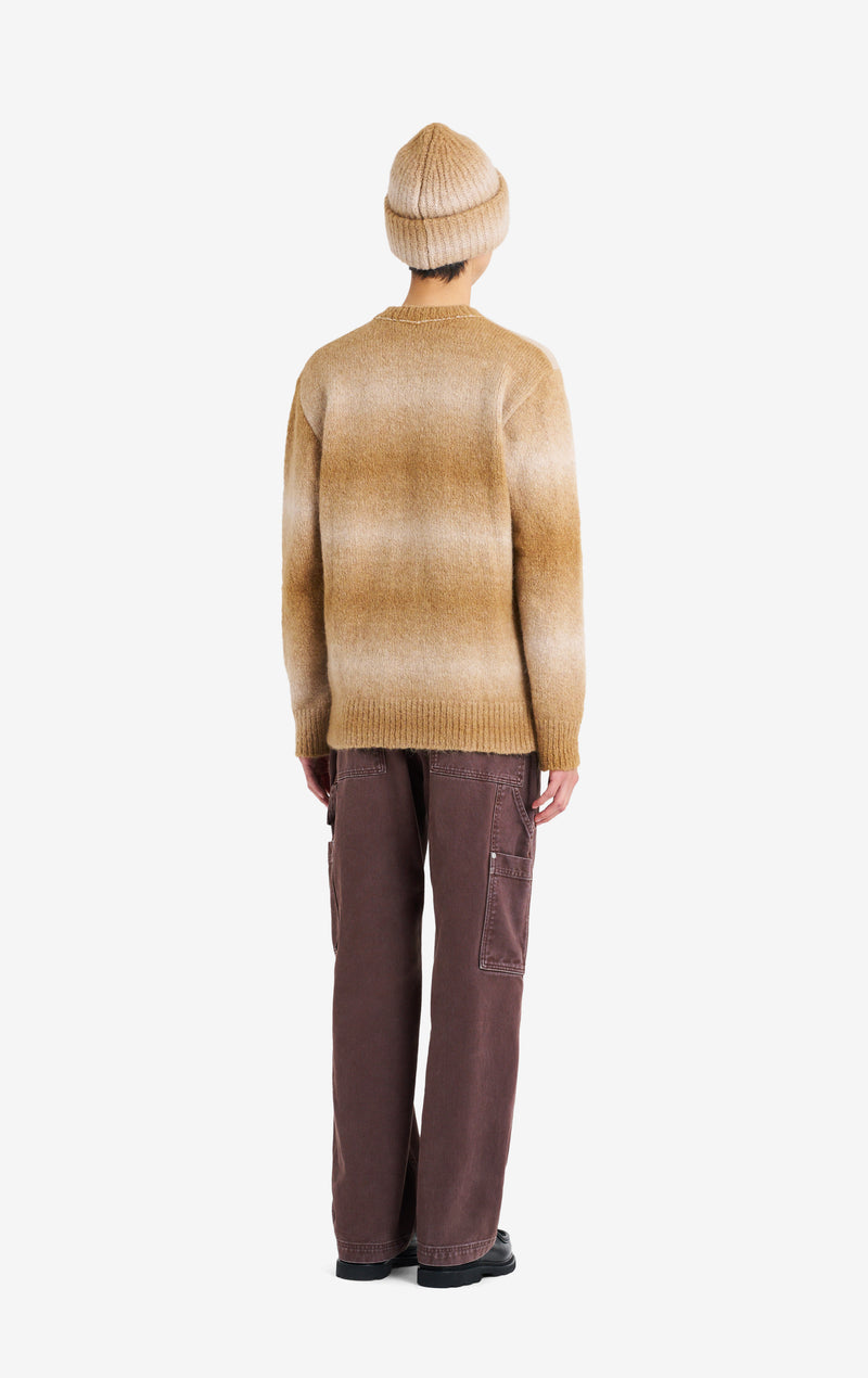 ETUDES STUDIO ALPACA ROUND NECK TAN 5