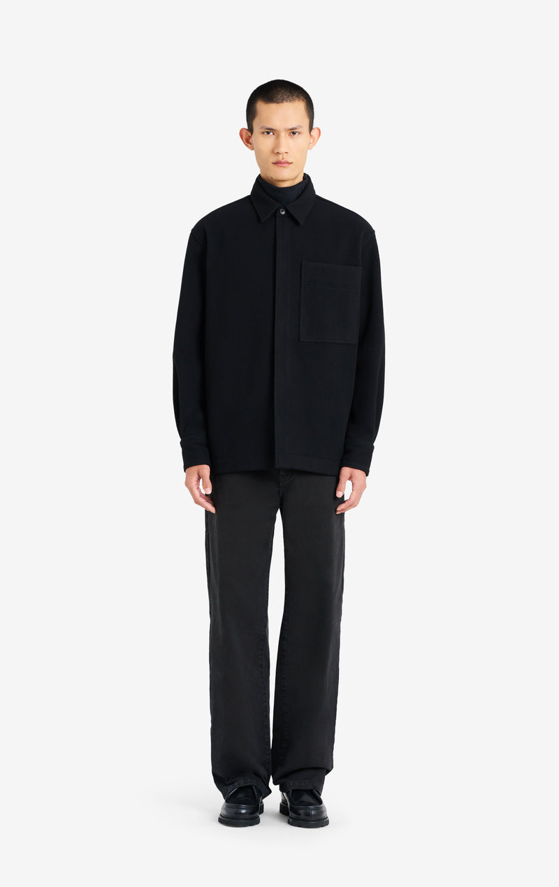 ETUDES STUDIO WOOL OVERSHIRT BLACK 2