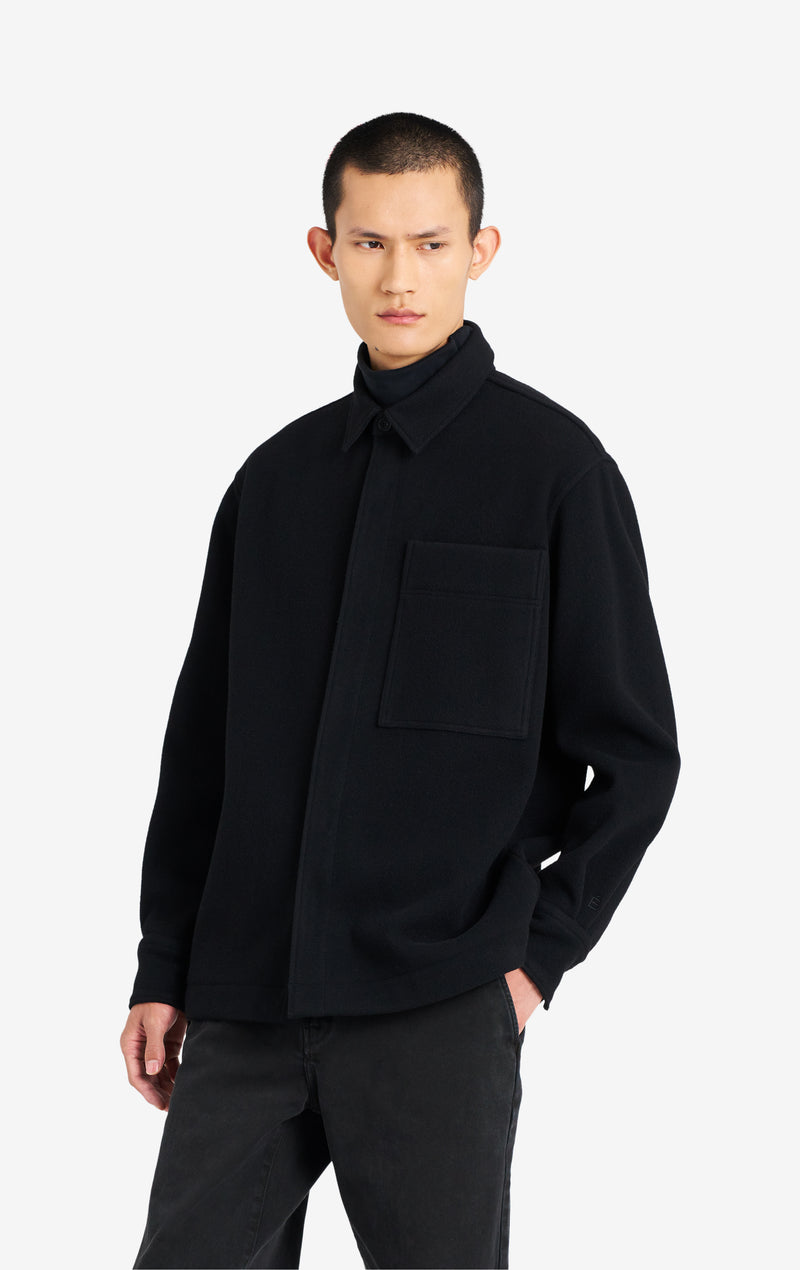 ETUDES STUDIO WOOL OVERSHIRT BLACK 3