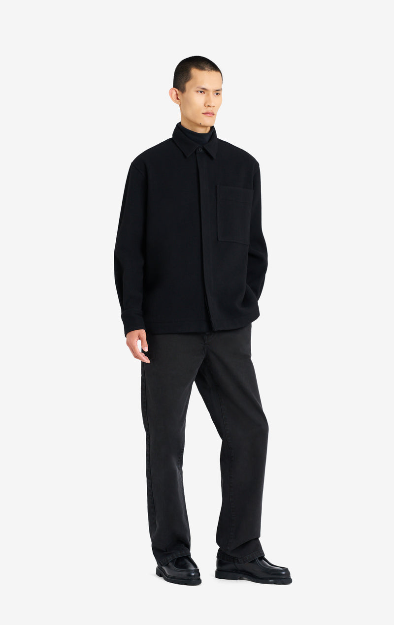 ETUDES STUDIO WOOL OVERSHIRT BLACK 4