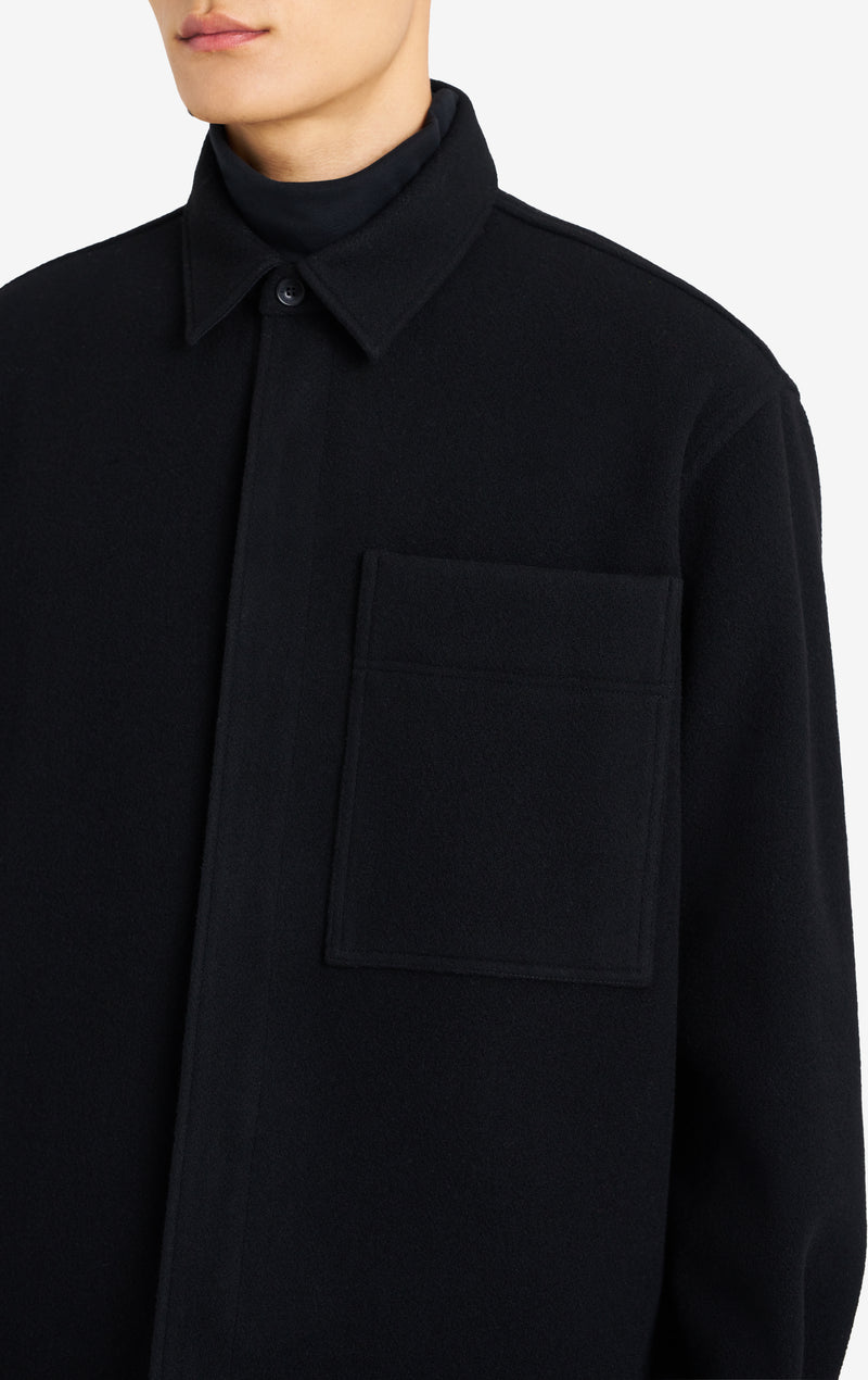 ETUDES STUDIO WOOL OVERSHIRT BLACK 5