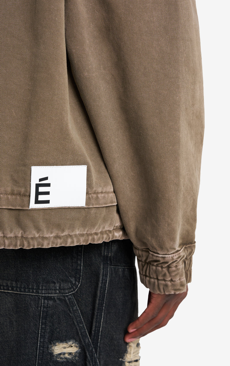 ETUDES STUDIO HOODIE DENIM JACKET TAN 5