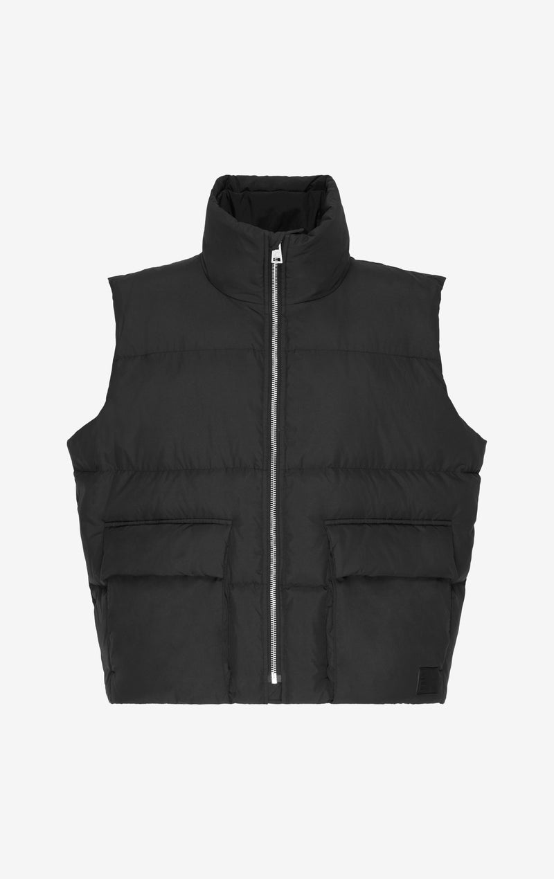 ETUDES STUDIO DOWN JACKET SLEEVELESS BLACK 1