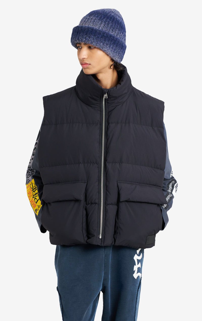 ETUDES STUDIO DOWN JACKET SLEEVELESS BLACK 3