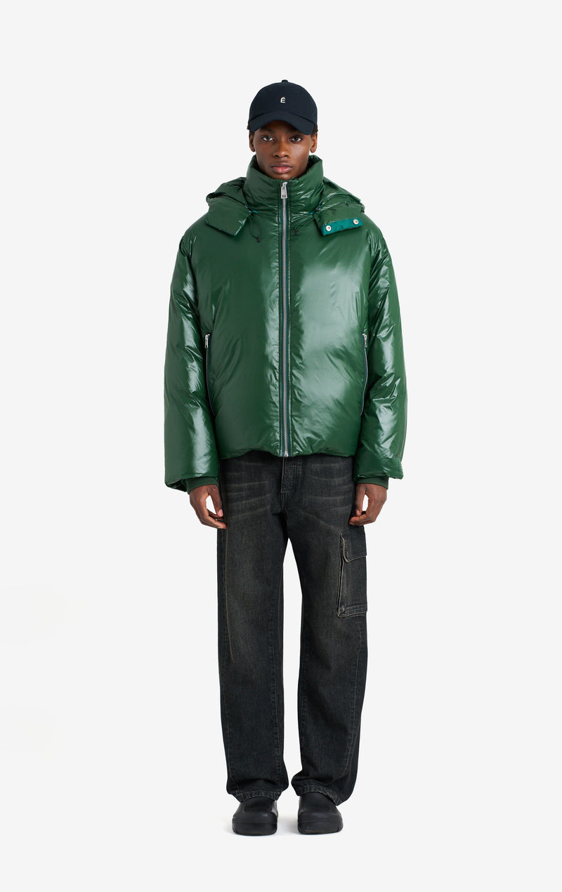 ETUDES STUDIO BOXY DOWN JACKET SHINY GREEN 2