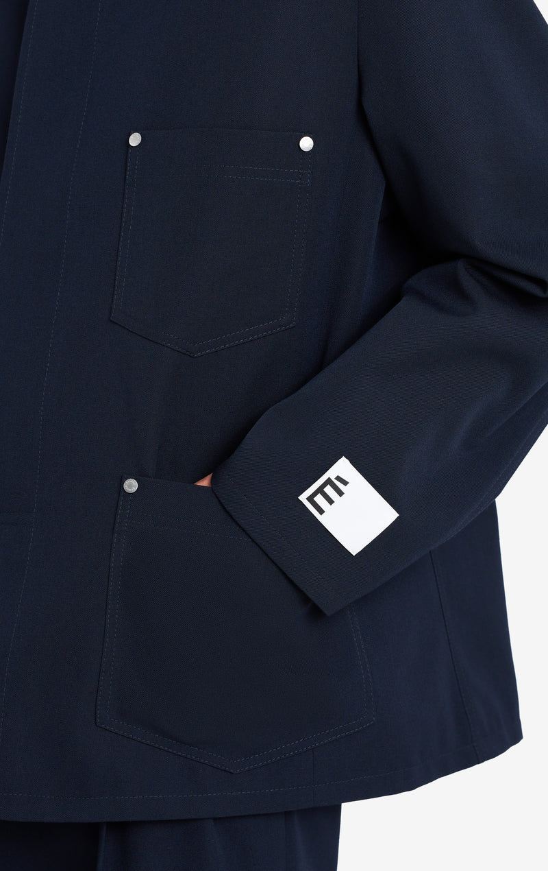 ETUDES STUDIO DRESSED UP WORKER JACKET NAVY 5