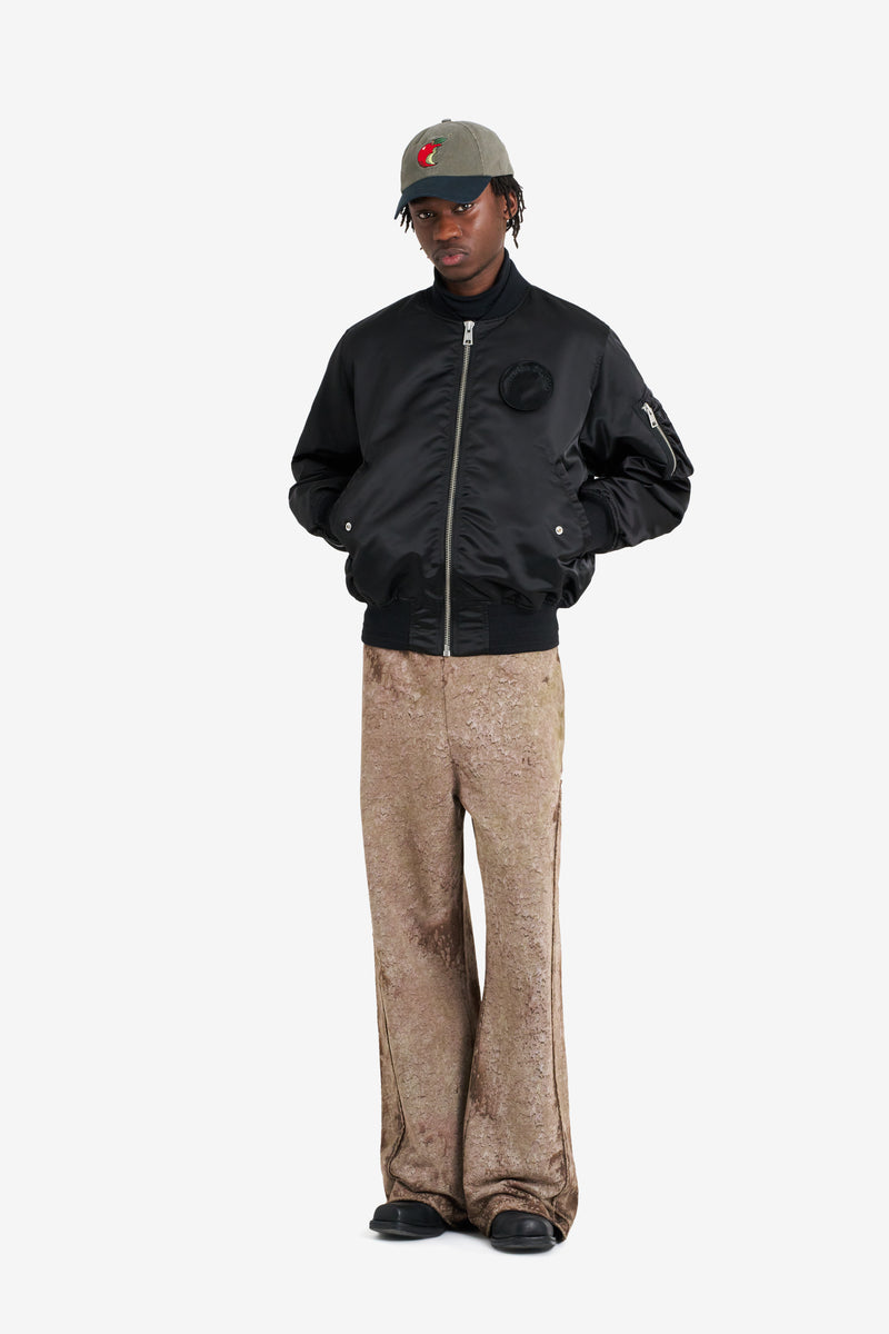 NYLON BOMBER JACKET BLACK NOIR 3