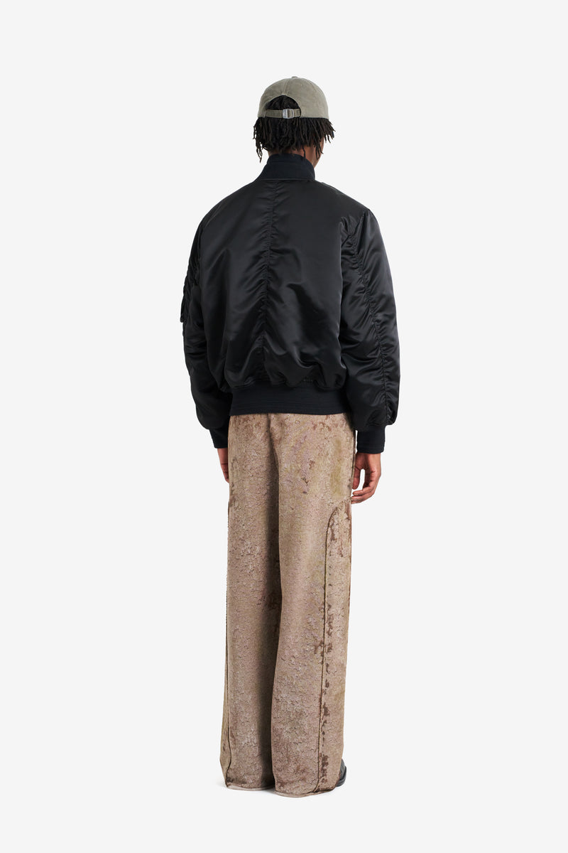 NYLON BOMBER JACKET BLACK NOIR 6