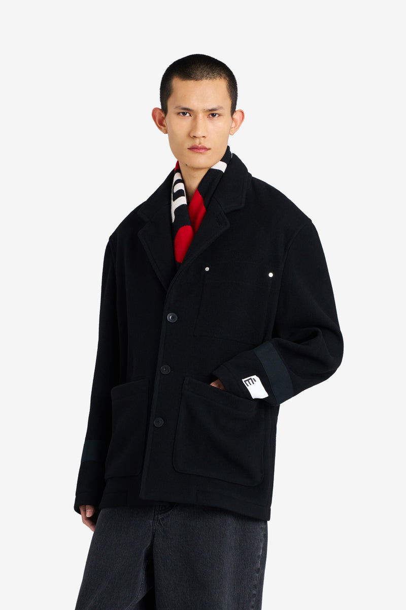 WOOL DRESSED UP JACKET BLACK BLACK 2