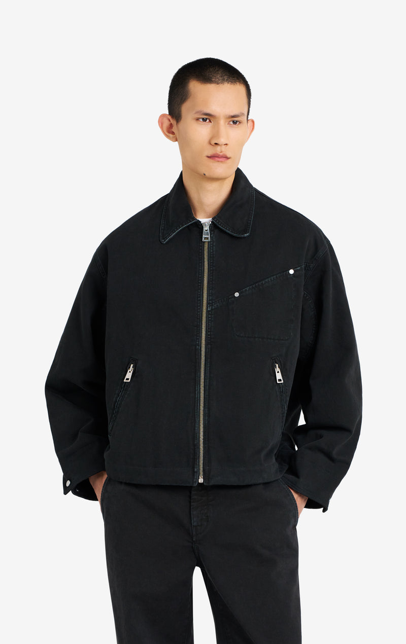 ETUDES STUDIO BOXY ZIPPED JACKET BLACK 3