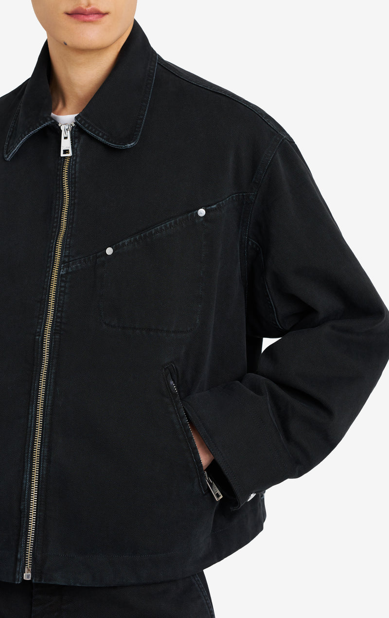 ETUDES STUDIO BOXY ZIPPED JACKET BLACK 4