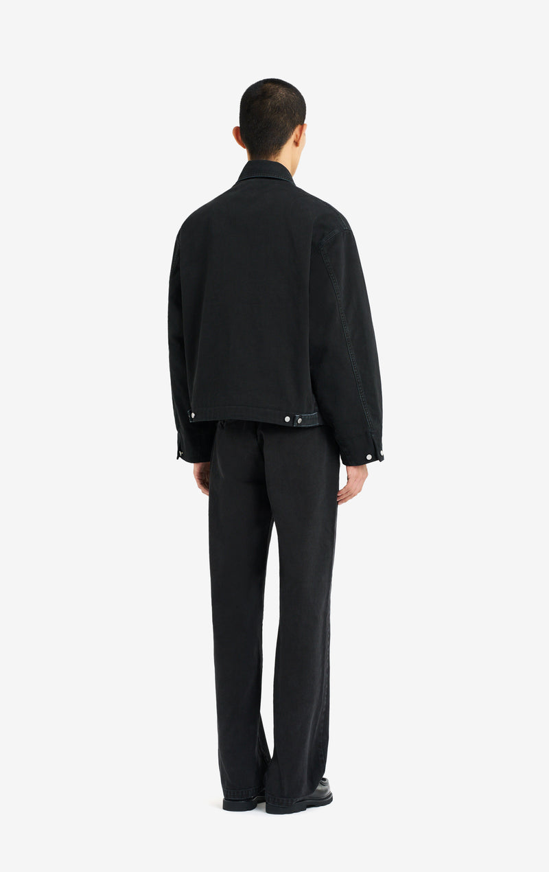 ETUDES STUDIO BOXY ZIPPED JACKET BLACK 5