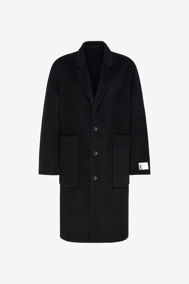 CLASSIC WOOL COAT BLACK NOIR 1