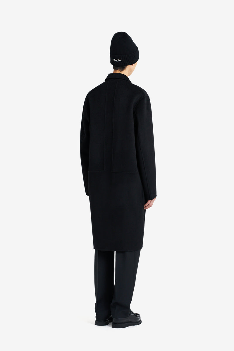 CLASSIC WOOL COAT BLACK NOIR 6