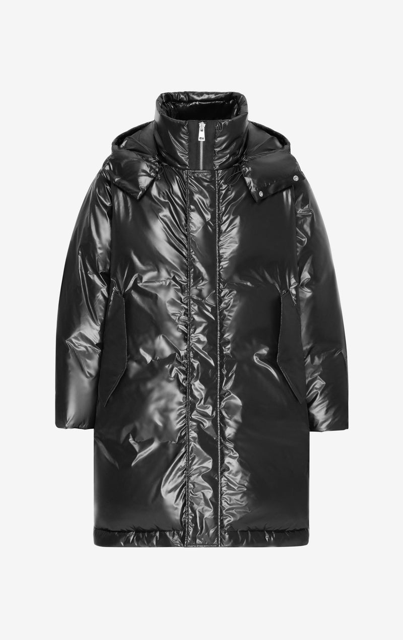 ETUDES STUDIO LONG DOWN PARKA SHINY BLACK 1