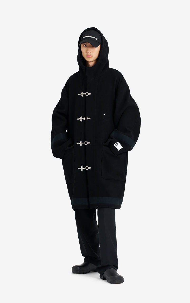 ETUDES STUDIO HEAVY WOOL COAT BLACK 4