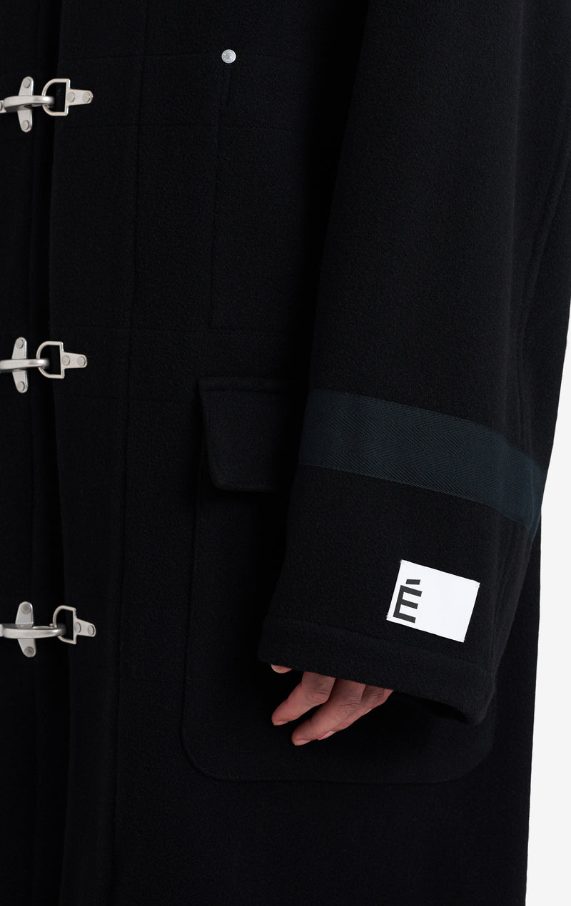 ETUDES STUDIO HEAVY WOOL COAT BLACK 5