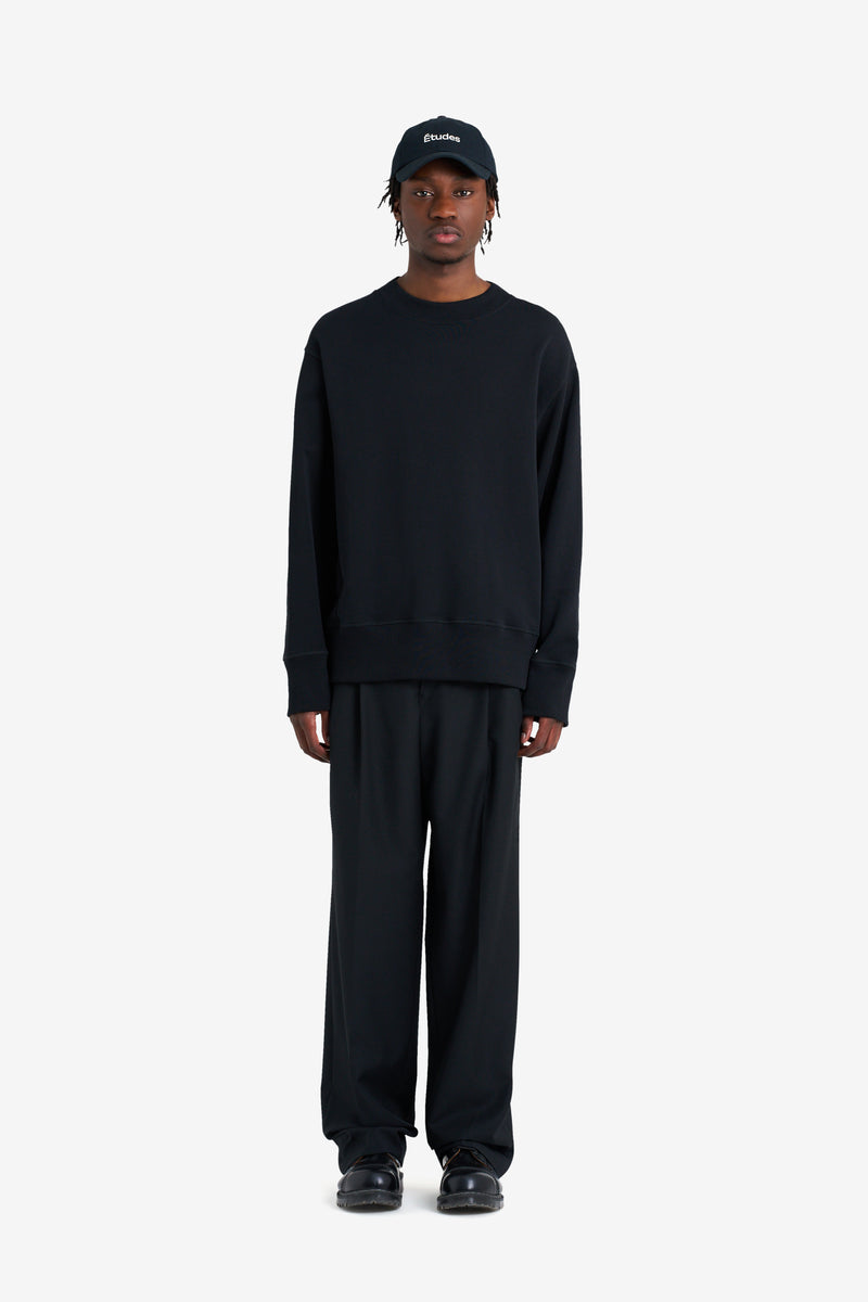 Études Studio - RELAX CREW NECK BLACK | Études Studio | Official 