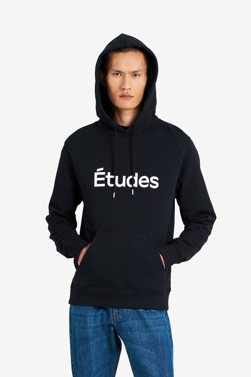 REGULAR HOODIE ÉTUDES BLACK BLACK 3