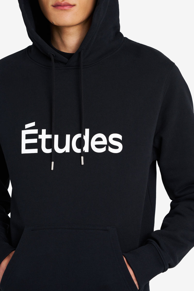 REGULAR HOODIE ÉTUDES BLACK BLACK 4