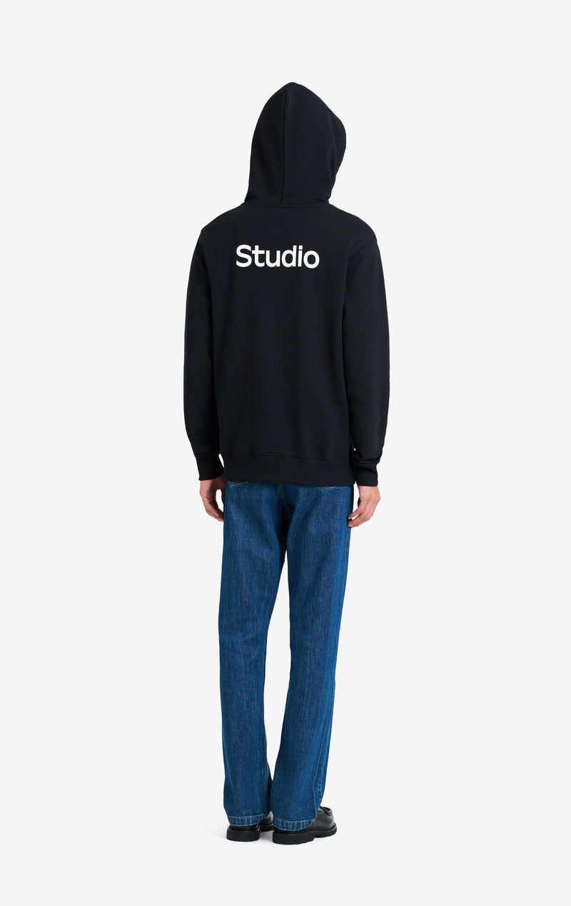 REGULAR HOODIE ETUDES STUDIO BLACK 5