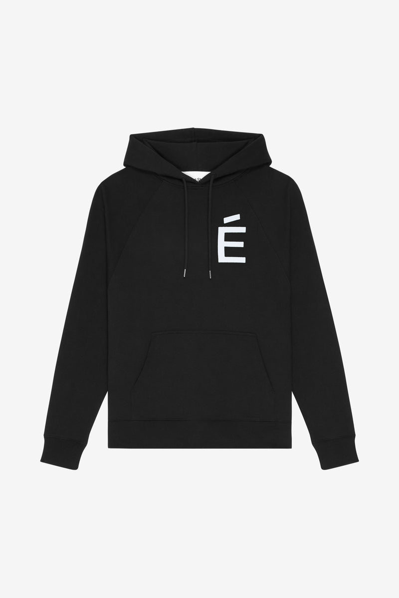 LOOSE HOODIE BIG É BLACK BLACK 1