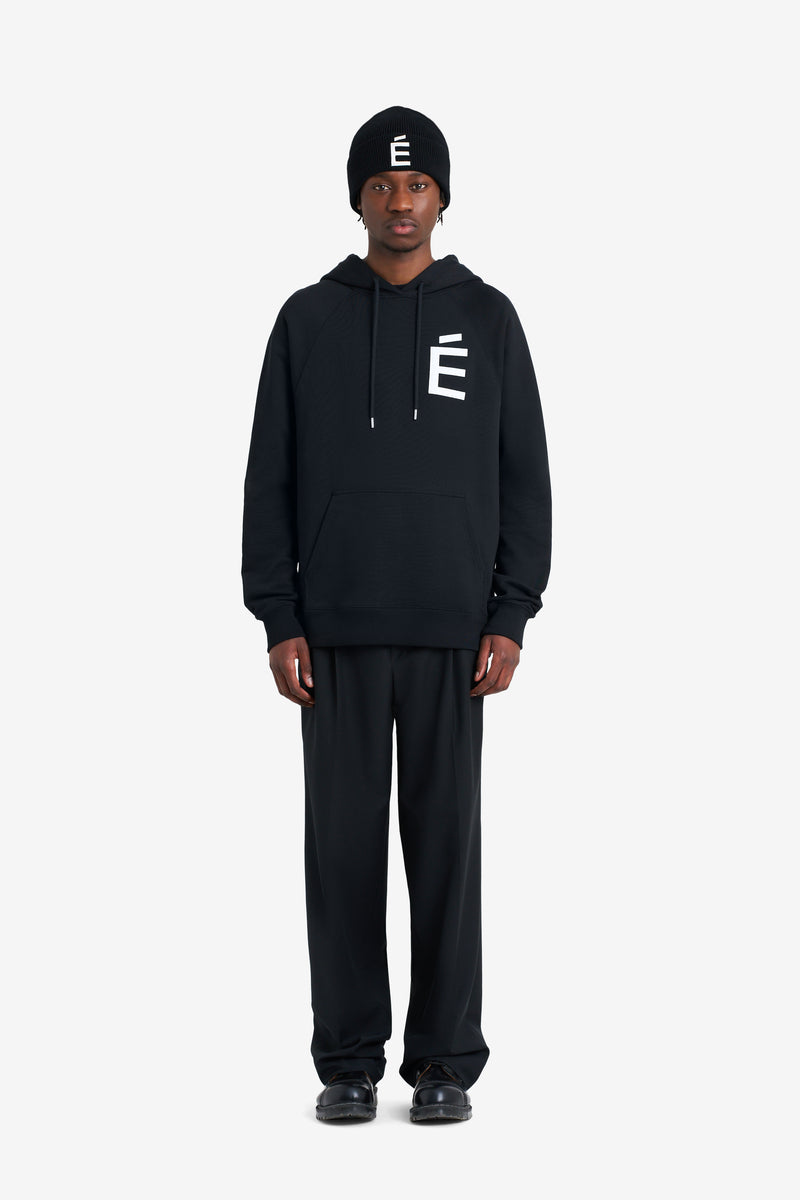 LOOSE HOODIE BIG É BLACK BLACK 2