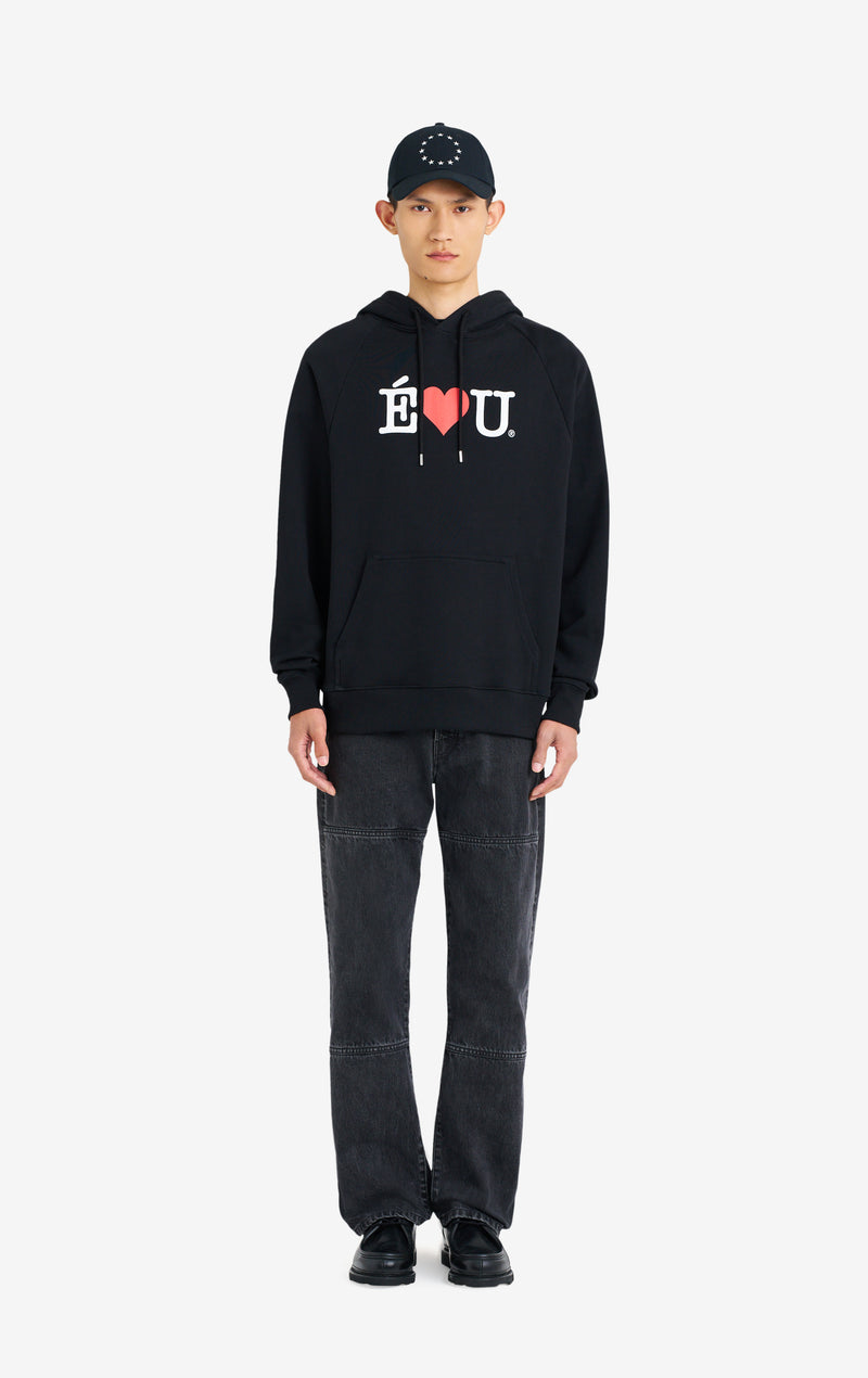 ETUDES STUDIO LOOSE HOODIE E L U BLACK 2