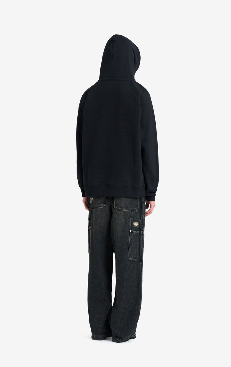 ETUDES STUDIO LOOSE HOODIE NOT A CRIME BLACK 5