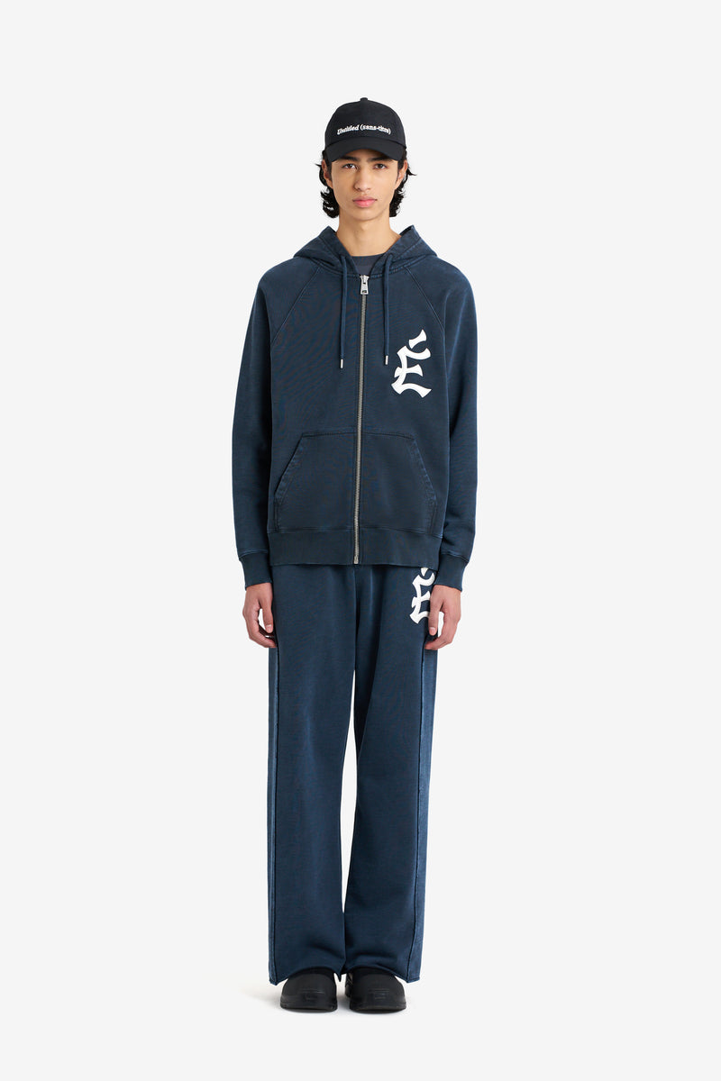 LOOSE ZIPPED HOODIE THE CITY NAVY NAVY 3