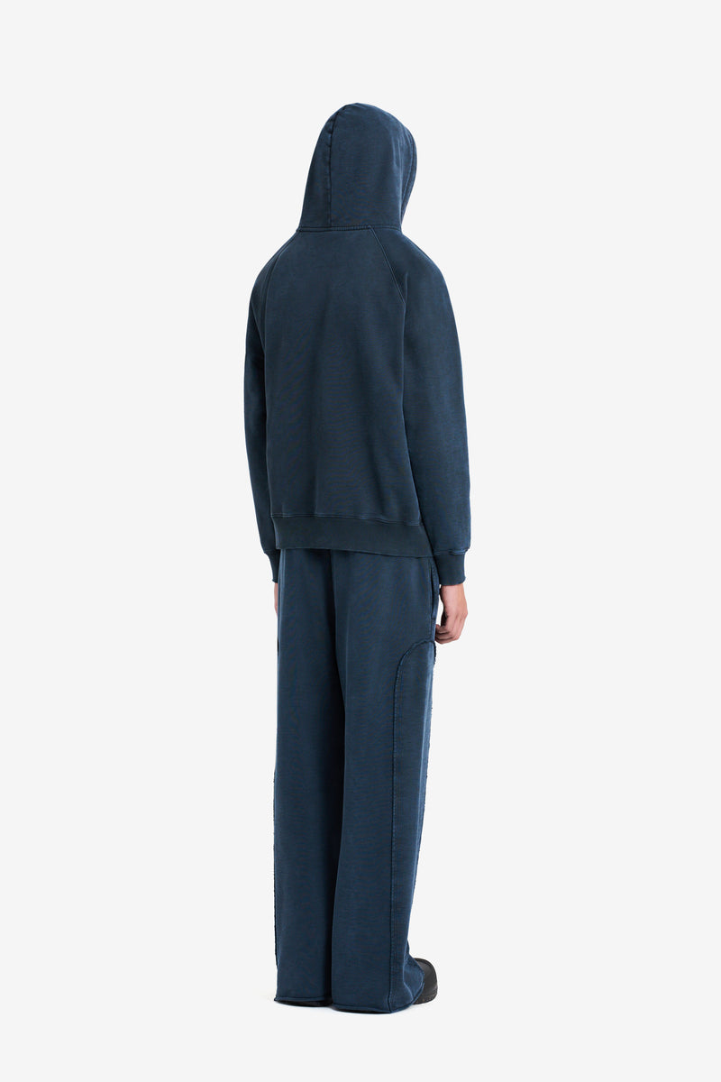 LOOSE ZIPPED HOODIE THE CITY NAVY NAVY 5