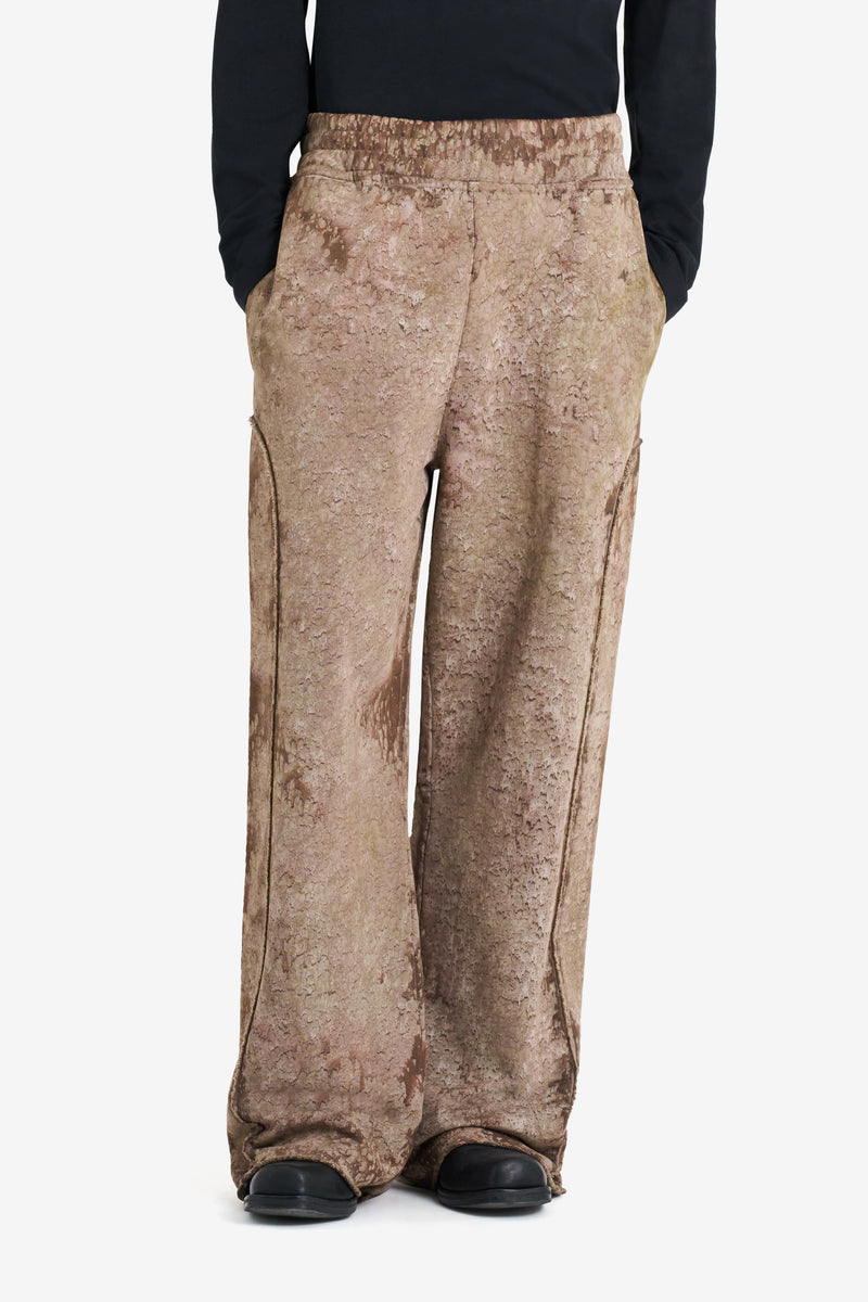 LOOSE SWEAT PANT BROWN MARRON 2