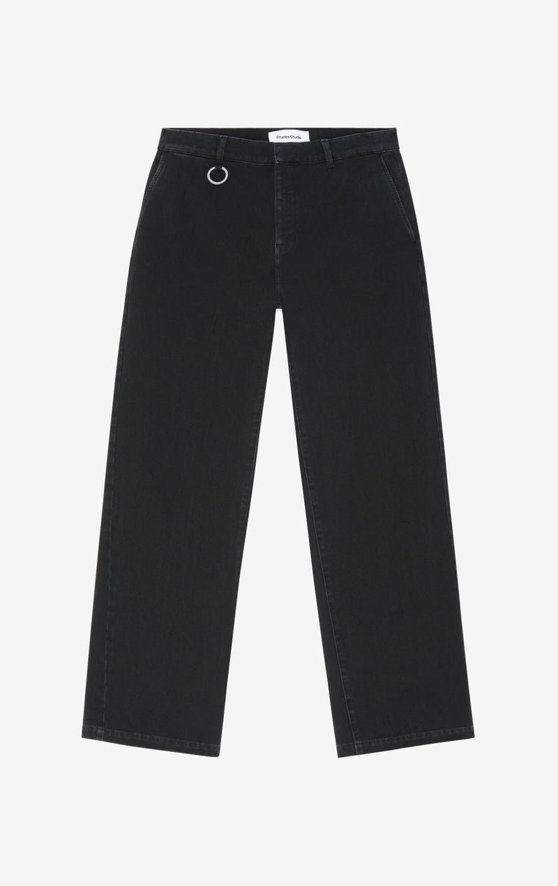 ETUDES STUDIO REGULAR CHINO PANT BLACK 1