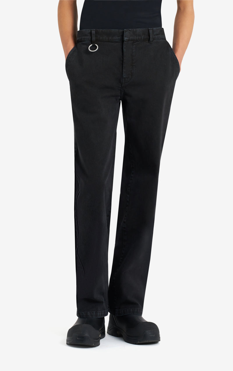 ETUDES STUDIO REGULAR CHINO PANT BLACK 3