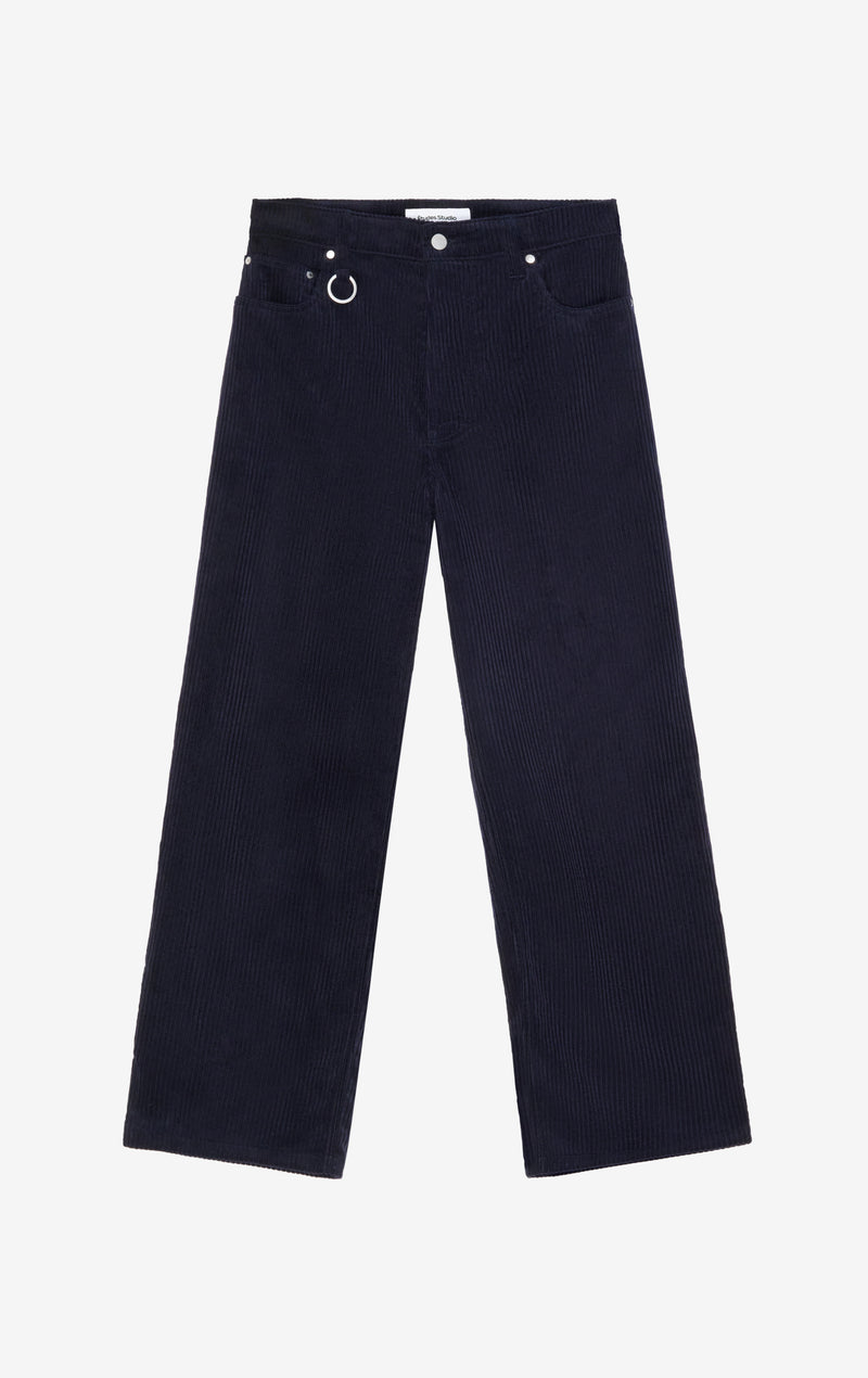 ETUDES STUDIO CDR LOOSE 5 POCKETS PANT NAVY 1