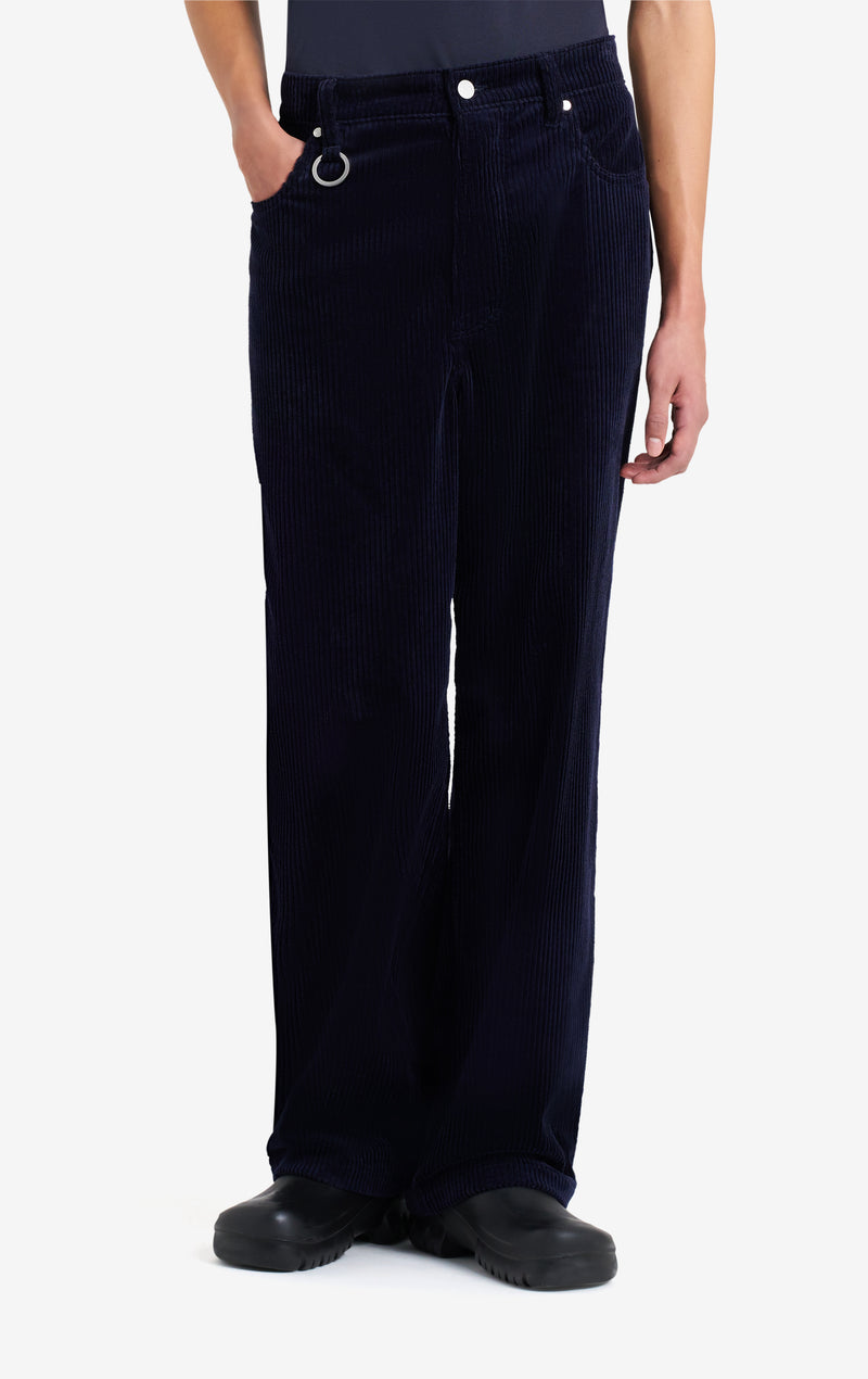 ETUDES STUDIO CDR LOOSE 5 POCKETS PANT NAVY 8