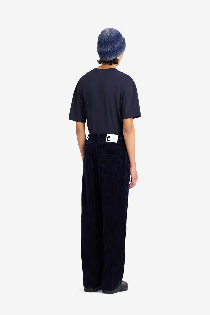 CORDUROY LOOSE 5 POCKETS PANT NAVY NAVY 9