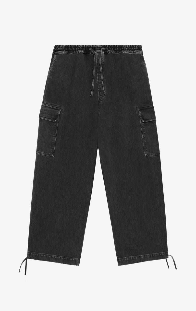 PANTALON CARGO AMPLE ETUDES STUDIO NOIR 1
